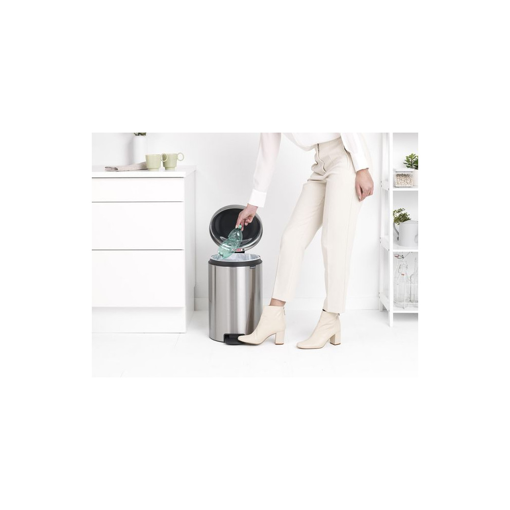 Produktbild för Papperskorg BRABANTIA NewIcon 20L matt