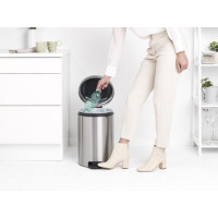 Produktbild för Papperskorg BRABANTIA NewIcon 20L matt