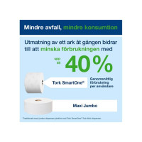 Produktbild för Dispenser TORK T9 SMARTONE Twin svart