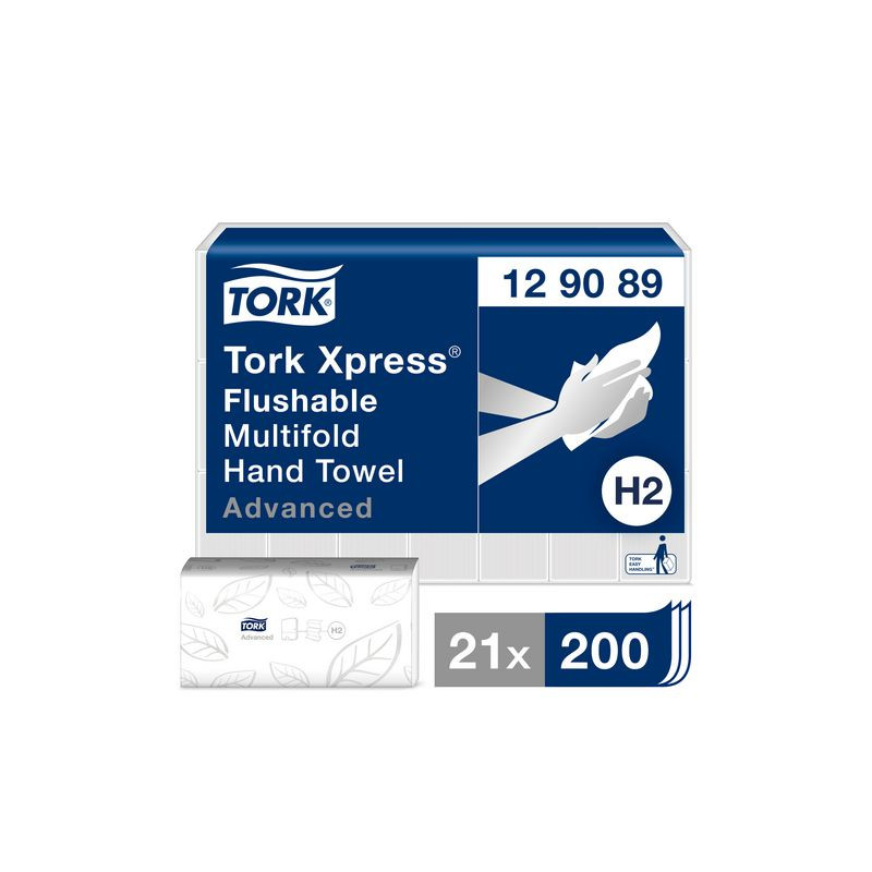 Produktbild för Handduk TORK Adv H2 Xpress 4200/fp