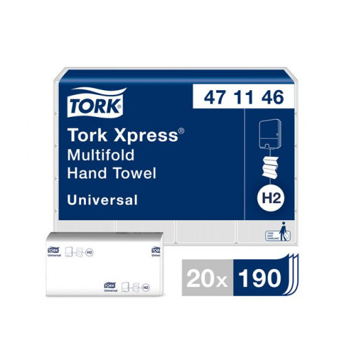 TORK Handduk TORK Uni H2 Xpress 3800/fp