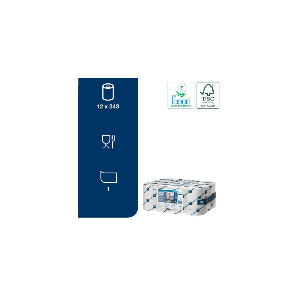 Produktbild för Torkrulle TORK Adv M3 Reflex 12/fp