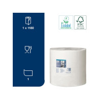 Produktbild för Industritork TORK Adv W1 vit 1180m