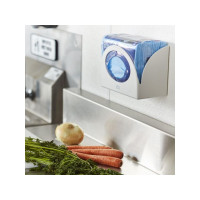 Produktbild för Dispenser TORK W8 Torkduk small pack vit
