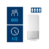 Produktbild för Dispenser TORK H5 Handduk PeakServe vit