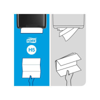 Produktbild för Handduk TORK Uni H5 PeakServe 4920/fp