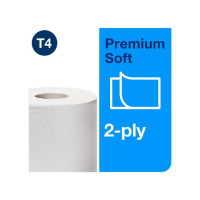 Produktbild för Toalettpapper TORK Pre T4 2-lag vit 6/fp