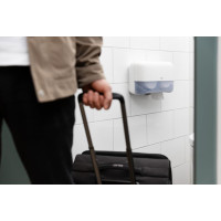 Produktbild för Dispenser TORK T7 Coreless Twin vit
