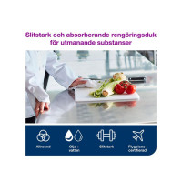 Produktbild för Rengöringsduk TORK Pre W8 kraftig 45/fp