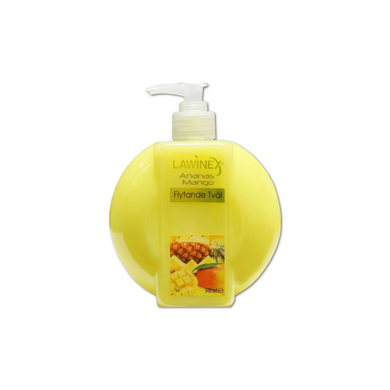 Produktbild för Tvål LAWINEX Ananas och Mango 500ml
