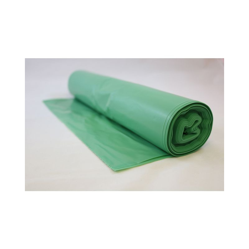 Produktbild för Plastsäck Grön PE 90% 70L 25/RL