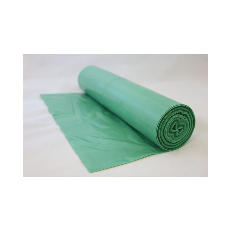 Produktbild för Plastsäck Grön PE 90% 125L 25/RL