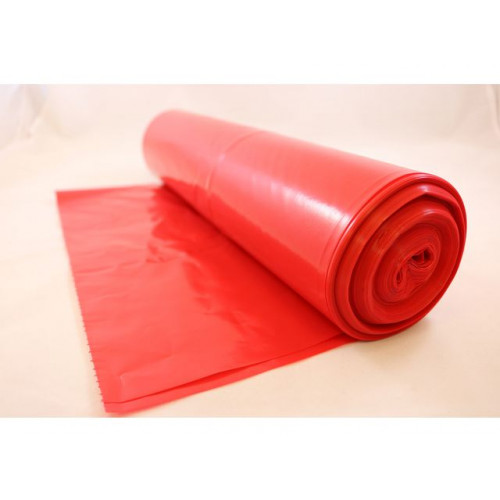 [NORDIC Brands] Plastsäck optisk 125L 50my röd 25/RL