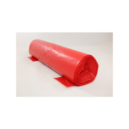 [NORDIC Brands] Plastsäck optisk 70L 45my röd 25/RL