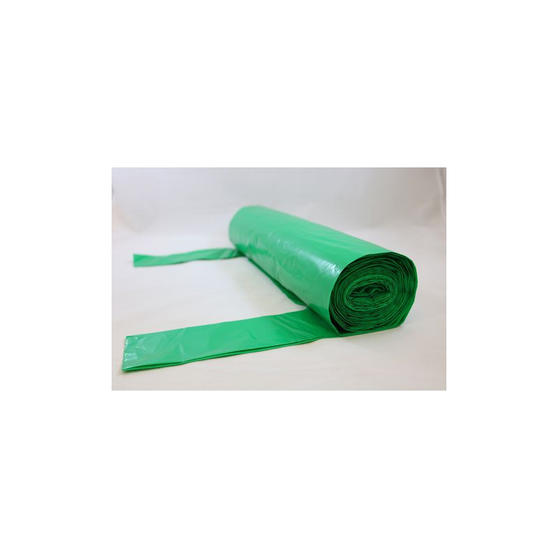 Produktbild för Plastsäck optisk 70L 45my grön 25/RL
