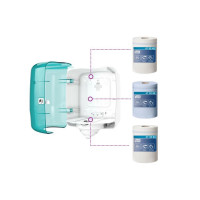 Produktbild för Dispenser TORK M4 Reflex grön