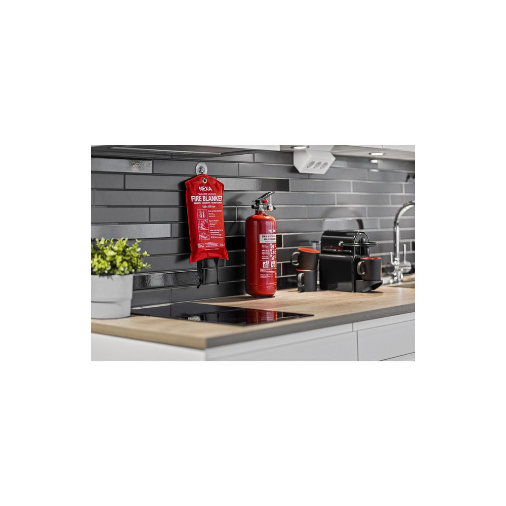 Produktbild för Brandsläckare NEXA 2kg pulver 13A röd