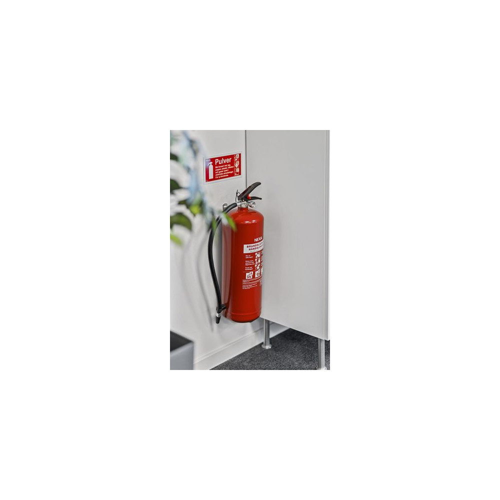 Produktbild för Brandsläckare NEXA 6kg pulver 43A röd