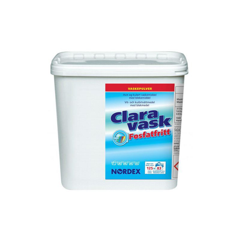 Produktbild för Tvättmedel NORDEX Clara Vask 5kg