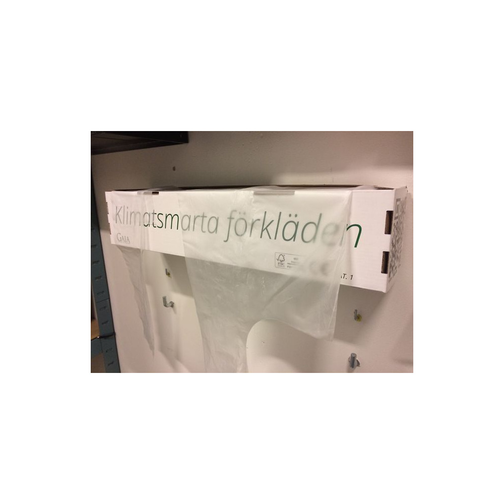 Produktbild för Förkläde 800x1250mm nedbrytbart 50/rl
