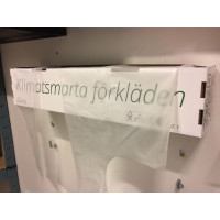Produktbild för Förkläde 800x1250mm nedbrytbart 50/rl