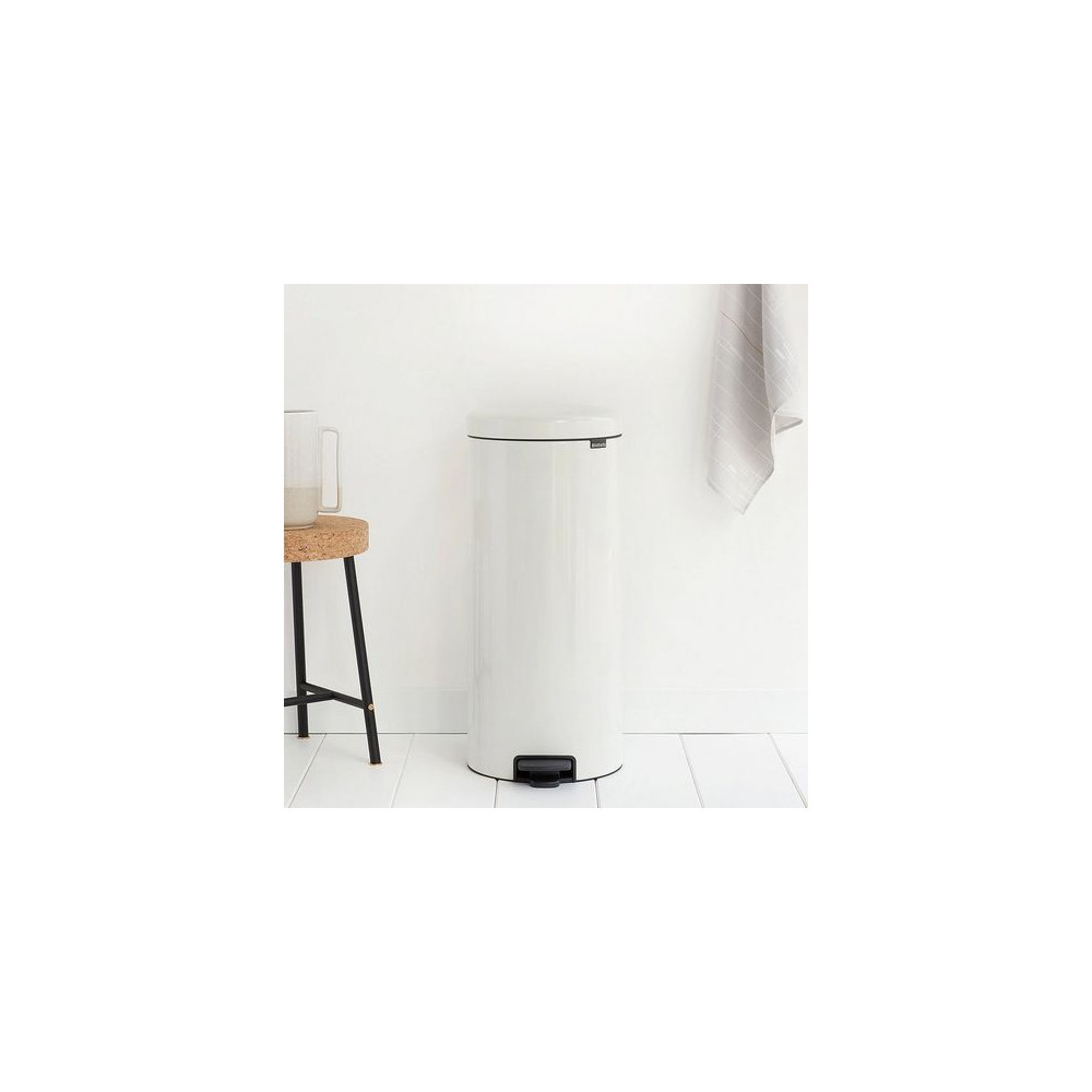 Produktbild för Papperskorg BRABANTIA NewIcon 30L vit