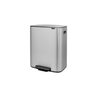 Produktbild för Papperskorg BRABANTIA Pedal Bo 60L matt