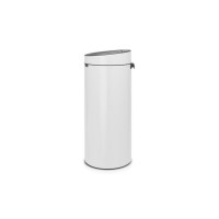 Produktbild för Papperskorg BRABANTIA Touch Bin 30L vit