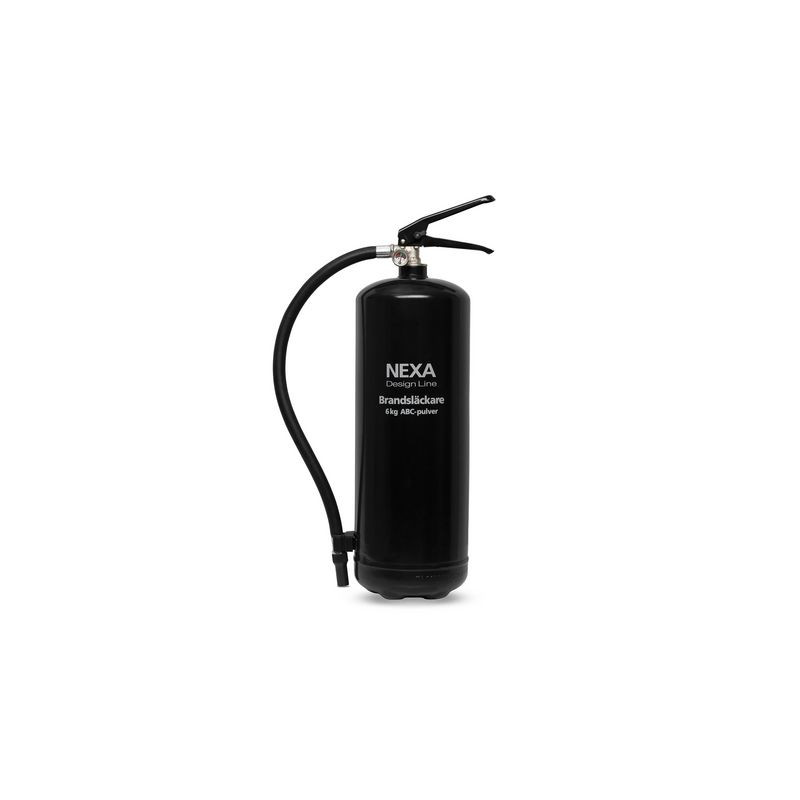 Produktbild för Brandsläckare NEXA 6Kg pulver svart 43A