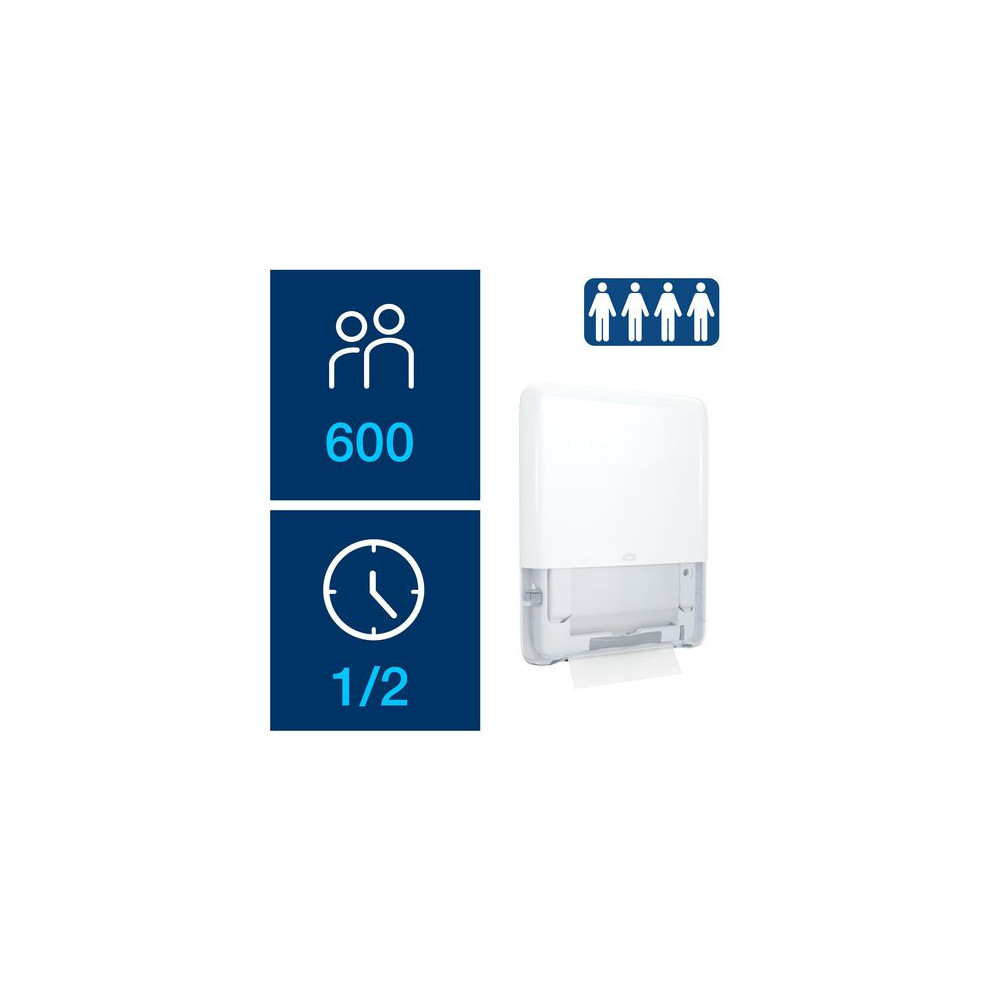Produktbild för Dispenser TORK H5 PeakServe Mini vit