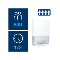 Produktbild för Dispenser TORK H5 PeakServe Mini vit