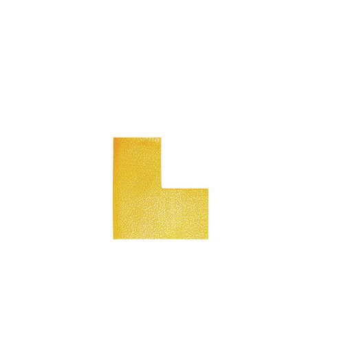 Durable Golvmarkering L-form gul 10/fp