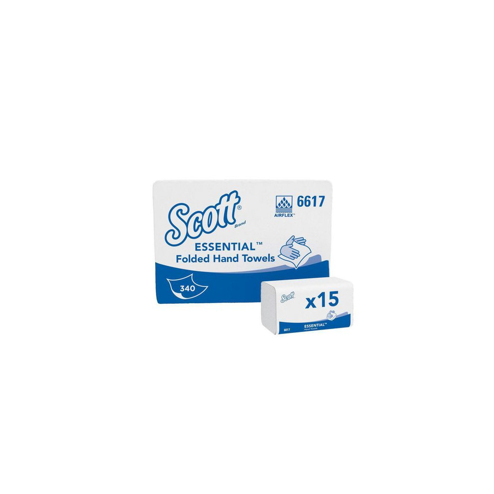 Produktbild för Handduk SCOTT ESSENTIAL 5100/fp Vit