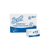 Produktbild för Handduk SCOTT ESSENTIAL 5100/fp Vit