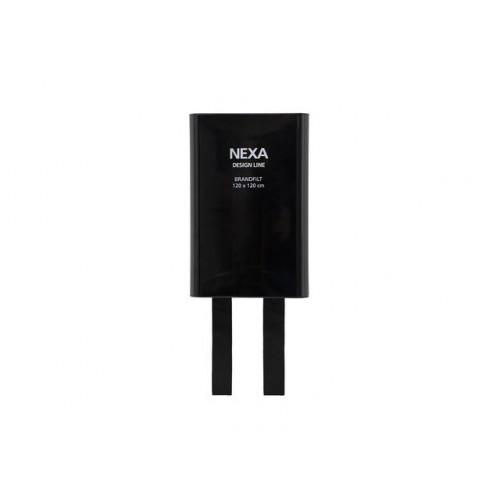 Nexa Brandfilt NEXA 120x120cm i box svart