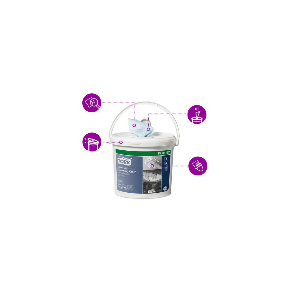 Produktbild för Rengöringsduk TORK Precision Handy 4/fp