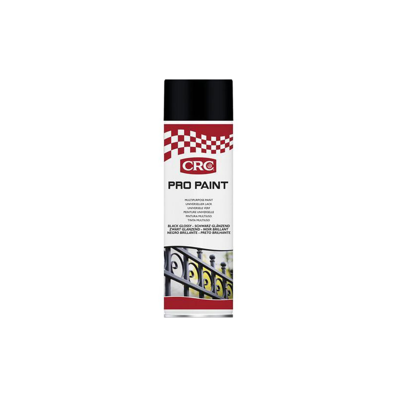 Produktbild för Sprayfärg CRC Blank Svart 500ml