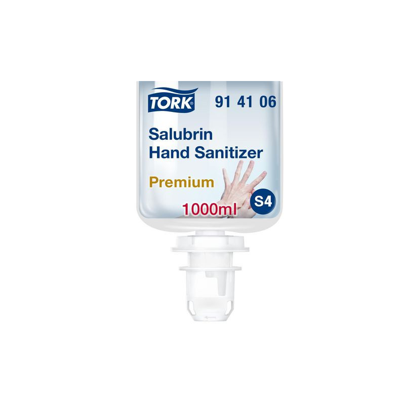 Produktbild för Handdesinfektion TORK S4 Salubrin gel 1L