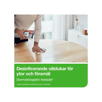 Produktbild för Ytdesinfektionsduk TORK 60/fp