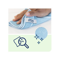 Produktbild för Microfiberduk TORK 30,5x30,5cm grön 6/fp