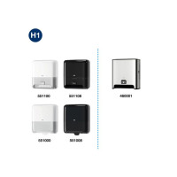 Produktbild för Handduk TORK Pre H1 2-lag vit 6/fp