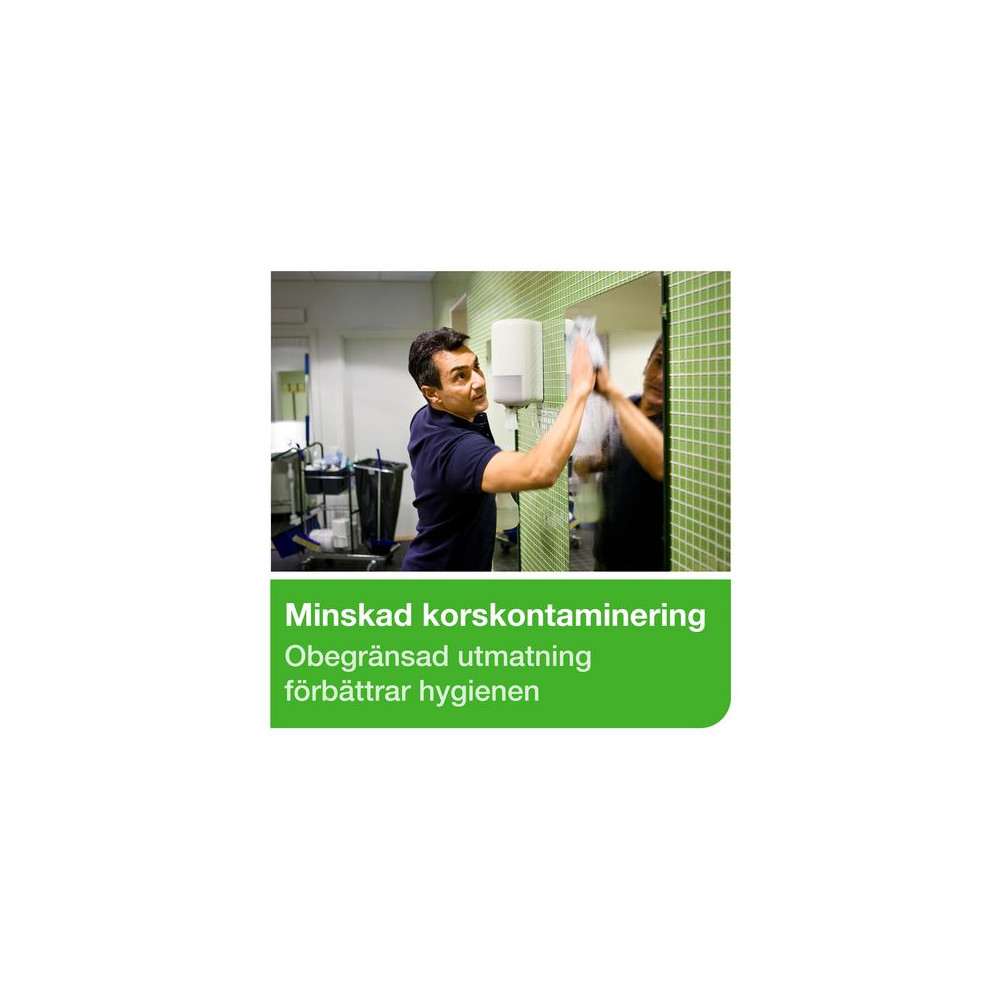 Produktbild för Dispenser TORK M1 Torkrulle Mini vit
