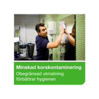 Produktbild för Dispenser TORK M1 Torkrulle Mini vit