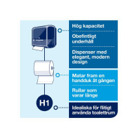 Produktbild för Dispenser TORK H1 MATIC vit