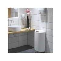 Produktbild för Lock TORK B1 papperskorg 50L vit