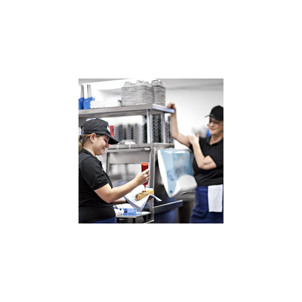 Produktbild för Dispenser TORK W4 Torkduk turkos