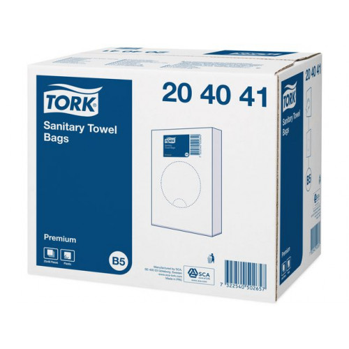 TORK Sanitetspåse TORK B5 vit 25/FP