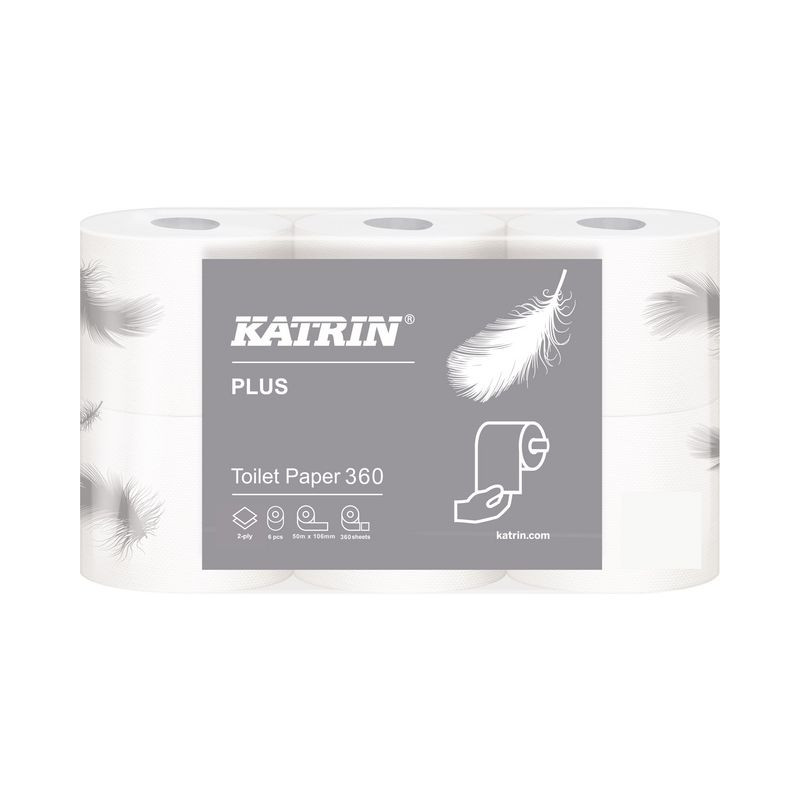 Produktbild för Toalettpapper KATRIN Plus 360 42/fp