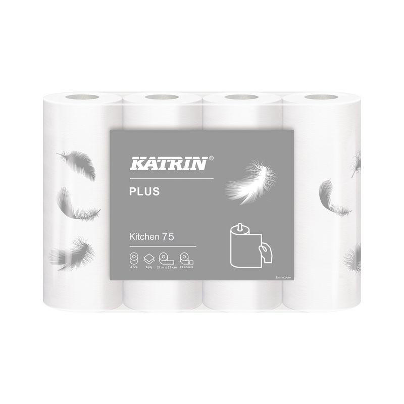 Produktbild för Hushållspapper KATRIN Plus 75 32/fp