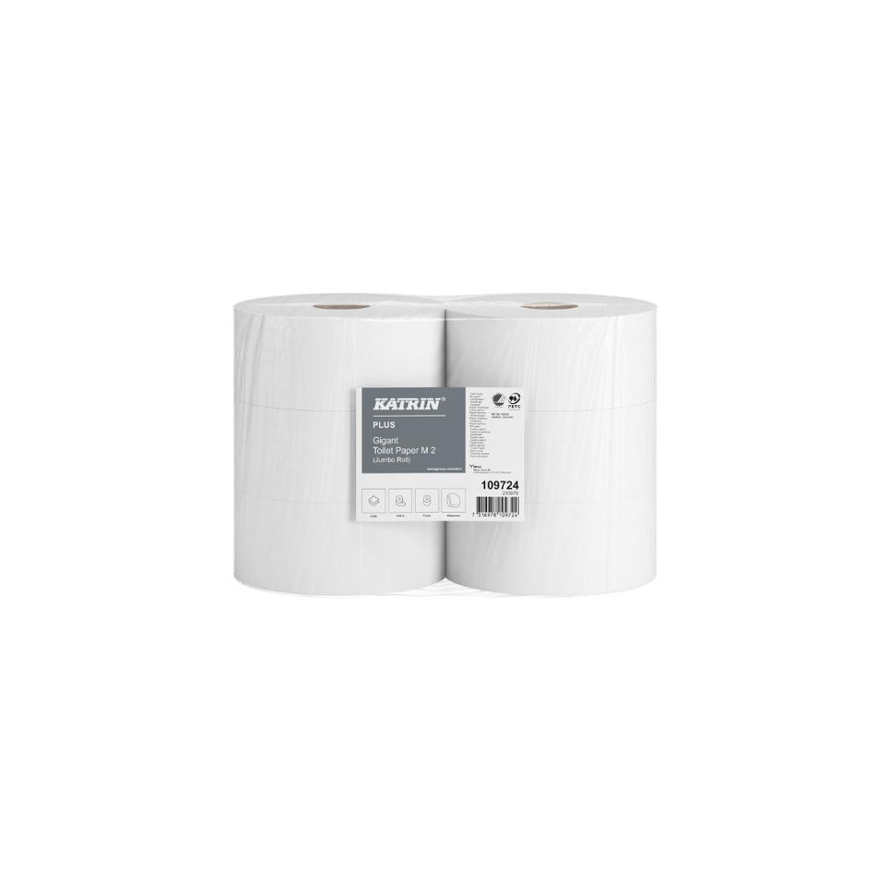 Produktbild för Toalettpapper KATRIN Gigant M 310m 6/fp